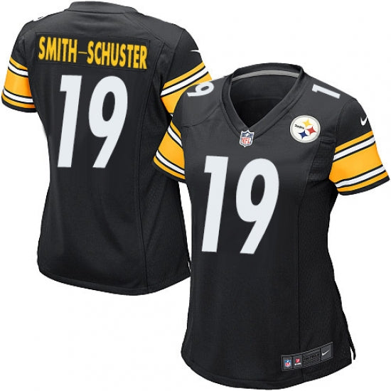 Women's Pittsburgh Steelers JuJu Smith-Schuster Game Jersey Black