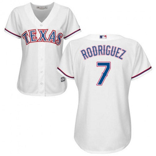 Women's Texas Rangers Ivan Rodriguez Replica Home Jersey - White